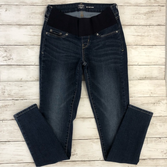 Signature by Levi Strauss Gold Women’s Baby Bump Skinny Jeans Size XS/TP… - Picture 2 of 11